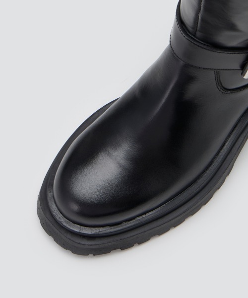 【未使用級】ペリーコサニー GENOVA エンジニアブーツ　厚底　撥水　黒　36 PELLICO SUNNY（ペリーコサニー） ブーツ GENOVA 撥水 エンジニア