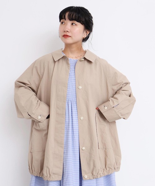 l'atelier du savon（アトリエドゥサボン） ステンカラーコート コート