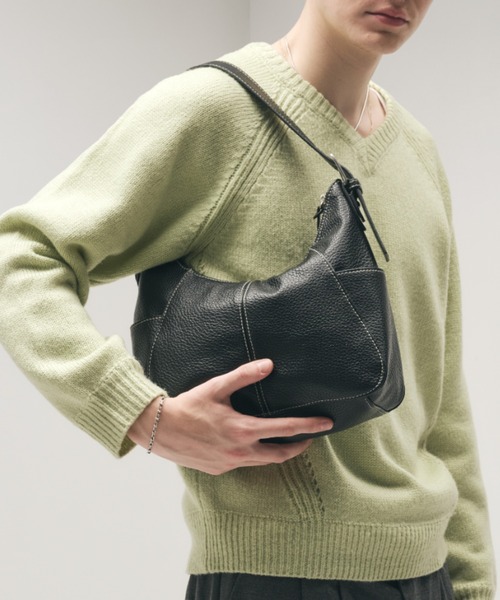 Adoon plain ハンドバッグ One-Shoulder Half-Moon Bag / ワン