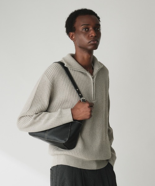 LAGUNAMOON ワンショルダートップス Adoon plain ハンドバッグ One-Shoulder Half-Moon Bag / ワン