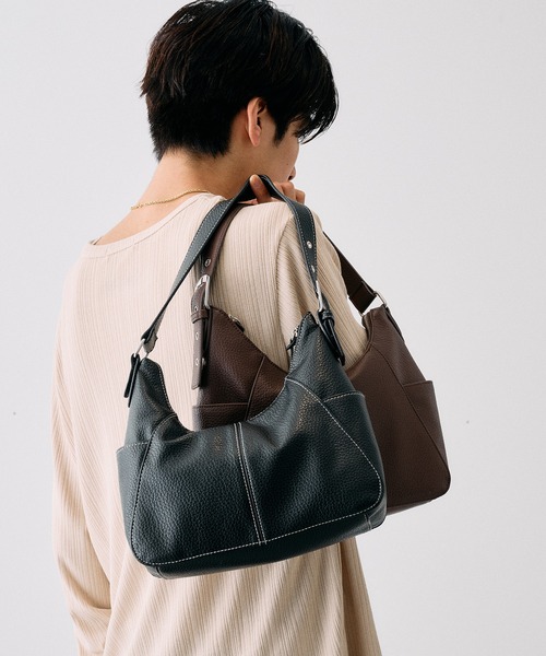 Adoon plain ハンドバッグ One-Shoulder Half-Moon Bag / ワン