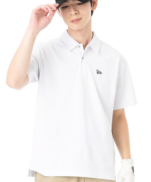 【2025 夏 新作】NEW ERA GOLF 半袖　ポロシャツLサイズ NEW ERA（ニューエラ） ポロシャツ ゴルフ 半袖ポロシャツ メンズ