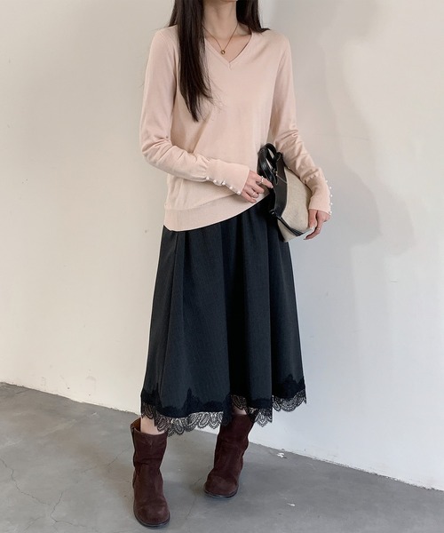 soyon様ご確認用ページ！ SAISON DE PAPILLON（セゾンドパピヨン） ニット セーター パール