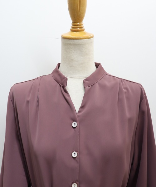 「BLUEEAST」 長袖ワンピース LARGE ブラック レディース_画像2