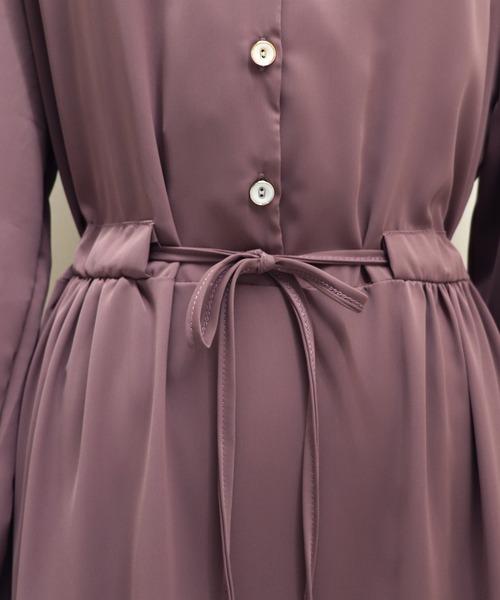 「BLUEEAST」 長袖ワンピース LARGE ブラック レディース_画像5