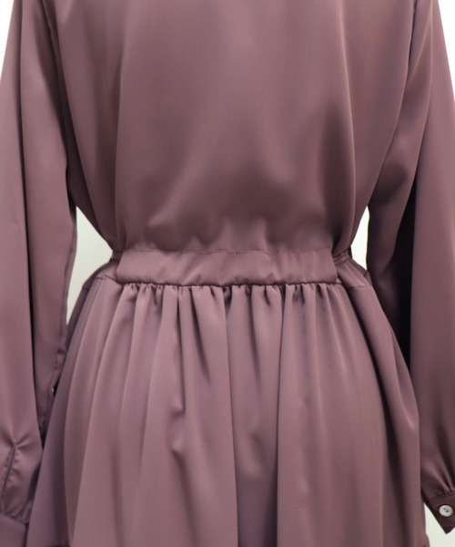 「BLUEEAST」 長袖ワンピース LARGE ブラック レディース_画像6