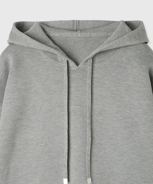 「anuans」 プルオーバーパーカー FREE ネイビー レディース_画像7