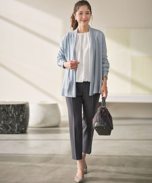 「組曲」 パンツ 2 ベージュ レディース_画像4