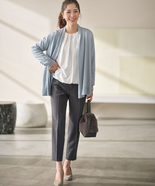 「組曲」 パンツ 2 ベージュ レディース_画像5