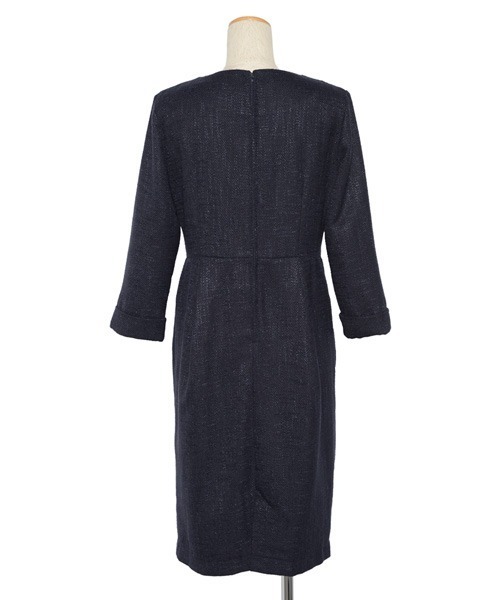 「DRESS LAB」 長袖ワンピース M ブラック レディース_画像4