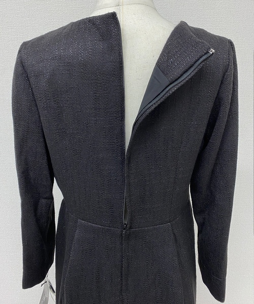 「DRESS LAB」 長袖ワンピース M ブラック レディース_画像8