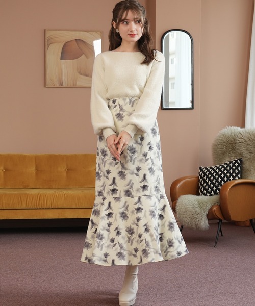 「ASTORIA ODIER」 スカート SMALL ホワイト レディース_画像3