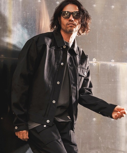 デニムジャケット gジャン mj11316-RIGID BLACK DENIM JACKET（Gジャン） デニムジャケット (26SSJK001)の画像