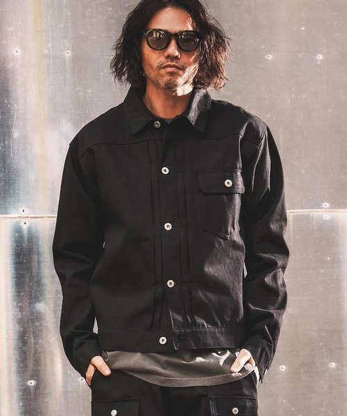 デニムジャケット gジャン mj11316-RIGID BLACK DENIM JACKET（Gジャン） デニムジャケット (26SSJK001)の画像