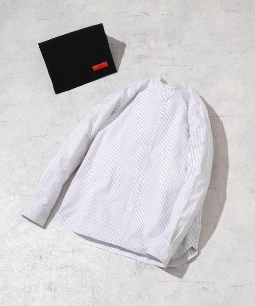 「URBAN RESEARCH ROSSO MEN」 長袖シャツ MEDIUM ブラック メンズ_画像4