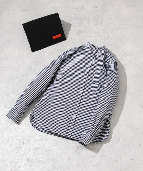 「URBAN RESEARCH ROSSO MEN」 長袖シャツ MEDIUM ブラック メンズ_画像6