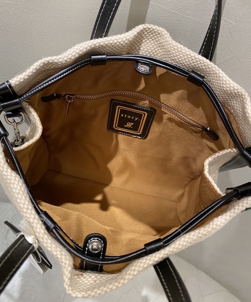 「story.」 2WAYバッグ FREE ブラウン レディース_画像7