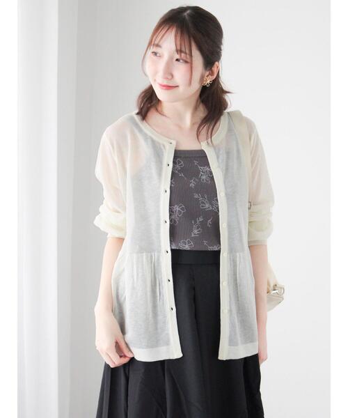 「Te chichi TERRASSE」 長袖ニット F ブルー レディース_画像4