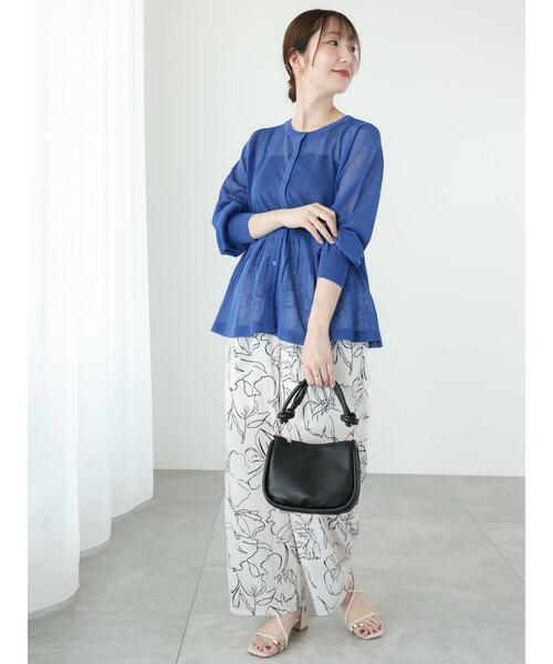 「Te chichi TERRASSE」 長袖ニット F ブルー レディース_画像6