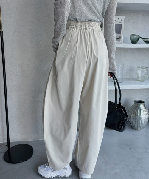 「Eclat one」 チノパンツ L ブラック レディース_画像9