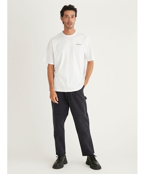 「Barbour」 半袖Tシャツ L ホワイト メンズ_画像2