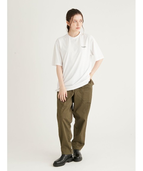 「Barbour」 半袖Tシャツ L ホワイト メンズ_画像5