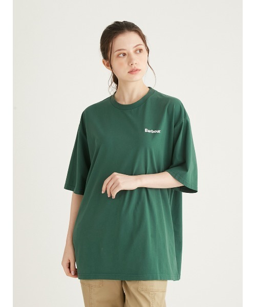 「Barbour」 半袖Tシャツ L ホワイト メンズ_画像9