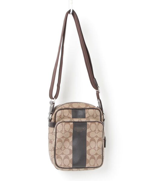 COACH（コーチ） ショルダーバッグ - ブラウン メンズ : ZOZOTOWN