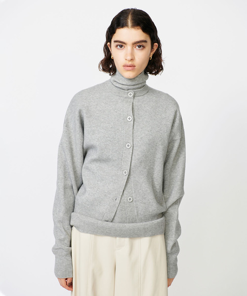 「N.O.R.C」 ニットカーディガン フリー オフホワイト レディース_画像5