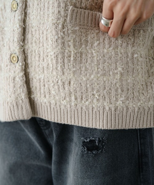 「PUAL CE CIN」 ニットカーディガン FREE アイボリー レディース_画像7