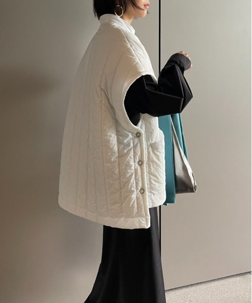 「MAISON BREEZE」 ベスト FREE ブラック レディース_画像8