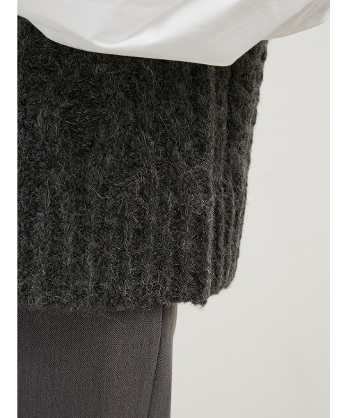 「Mila Owen」 ニットベスト 0 ホワイト レディース_画像8