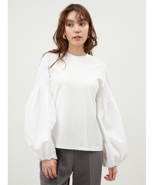 「Mila Owen」 ニットベスト 0 ホワイト レディース_画像9