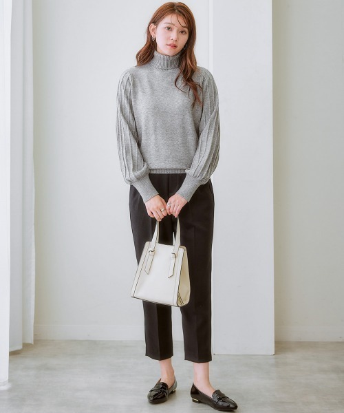 「7days Life Styling」 タートルネックニット L アイボリー レディース_画像7