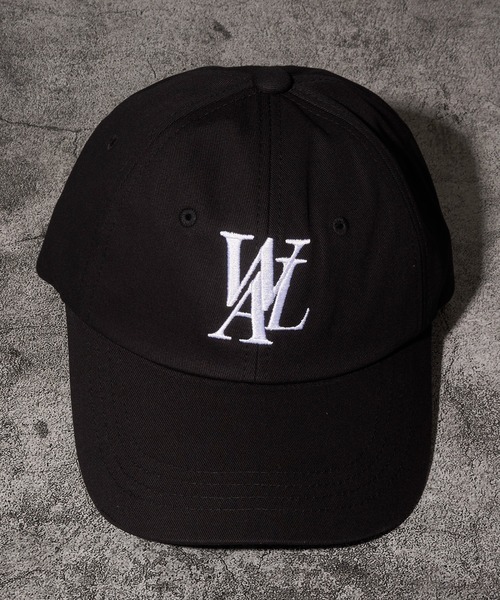 「WOOALONG」 キャップ MEDIUM ブラック レディース_画像2