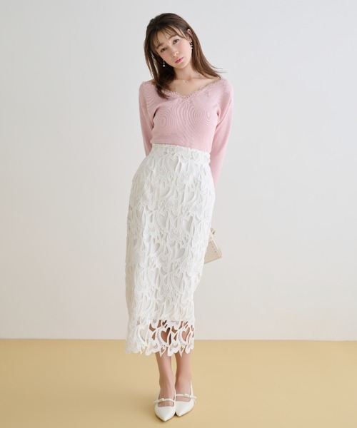 CELFORD（セルフォード） スカート 「WEB限定サイス」ハートレース