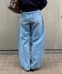 ワイドパンツ ジーンズ デニム デニムパンツ ...の詳細画像2