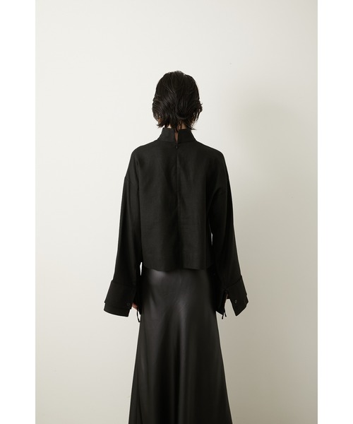 「LA PEAU DE GEM」 長袖ブラウス FREE ベージュ レディース_画像2