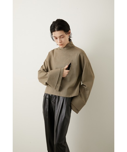 「LA PEAU DE GEM」 長袖ブラウス FREE ベージュ レディース_画像3