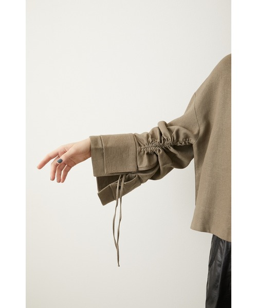 「LA PEAU DE GEM」 長袖ブラウス FREE ベージュ レディース_画像6