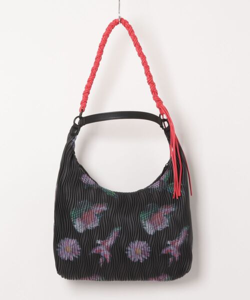 デシグアル Desigual 花柄 フラワープリント ショルダーバッグ 斜め掛け デシグアル Desigual 花柄 ミニショルダーバッグ （ピンク/レッド