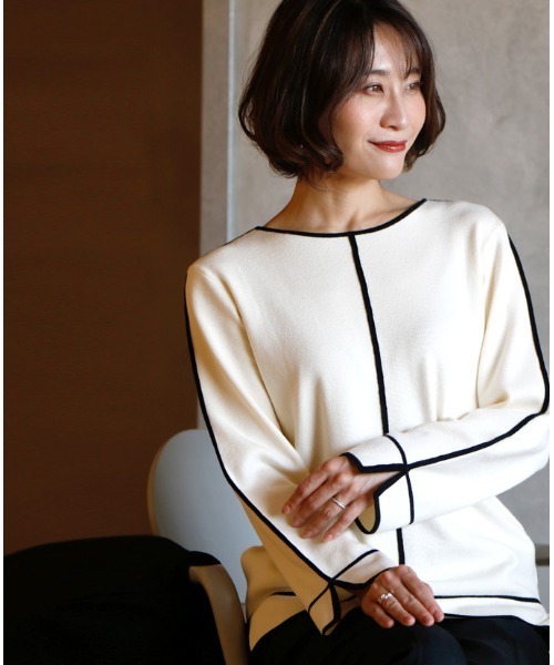 「Ehre style」 「style」長袖カットソー FREE ブラック レディース_画像7