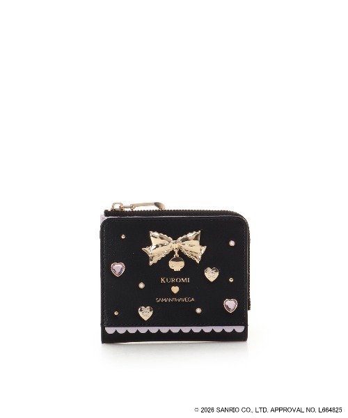 未使用【サマンサベガ×クロミ】ビジュー折財布 Samantha Vega（サマンサベガ） 財布 「マイメロディ＆クロミ