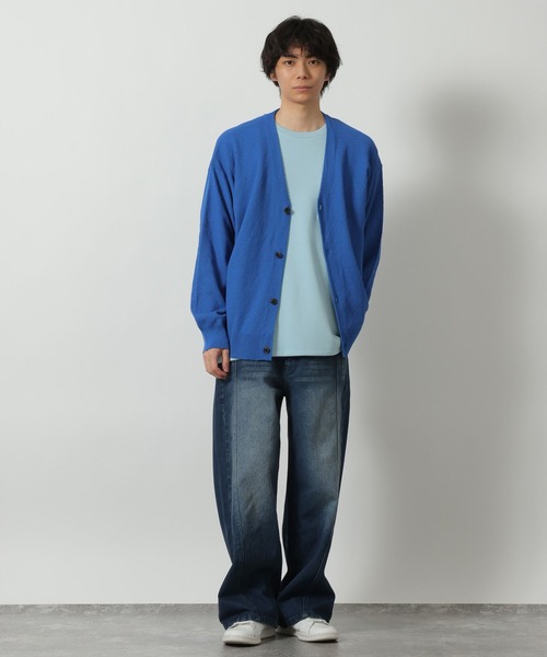 LAKOLE（ラコレ） ワイドパンツ ジーンズ バギーツイストデニムパンツ