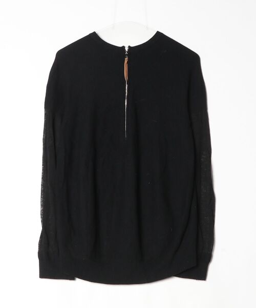 「il by saori komatsu」 長袖ニット 38 ブラック レディース_画像2