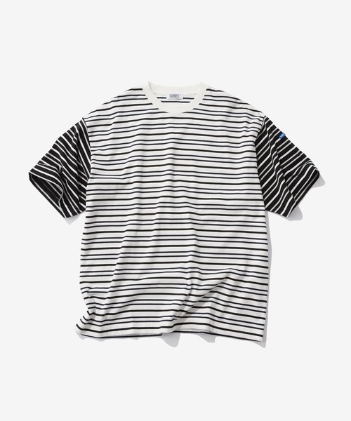 George's tシャツ 切替マリンボーダーTシャツ メンズ レディース