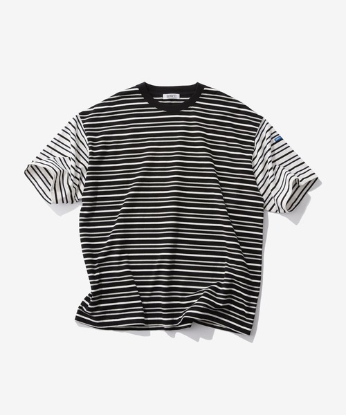 George's tシャツ 切替マリンボーダーTシャツ メンズ レディース