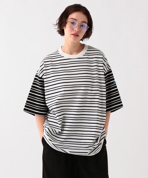 値下げdeuxiem classe マリン ボーダーシャツ George's tシャツ 切替マリンボーダーTシャツ メンズ レディース