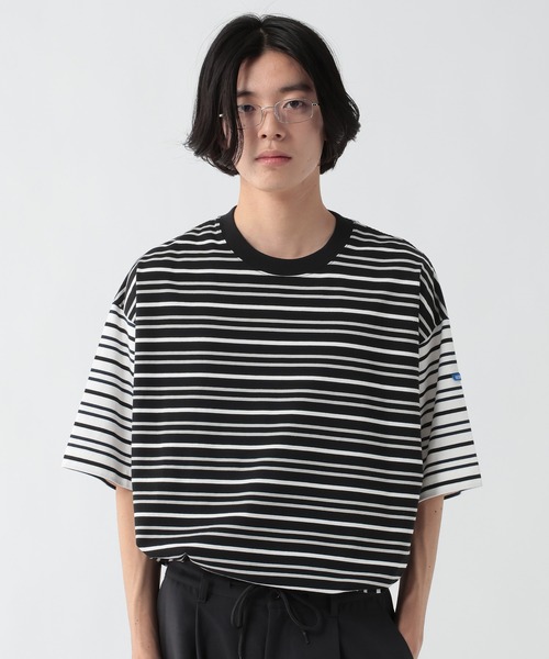 George's tシャツ 切替マリンボーダーTシャツ メンズ レディース
