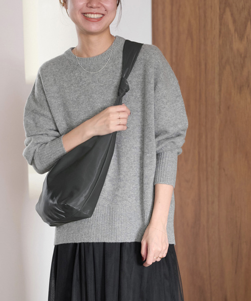 「JOURNAL STANDARD relume」 長袖ニット FREE ネイビー レディース_画像8